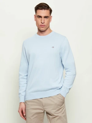 Gant Sweter | Regular Fit błękitny
