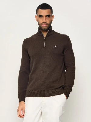 Gant Sweter | Regular Fit brązowy