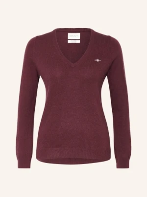 Gant Sweter rot CIEMNOCZERWONY