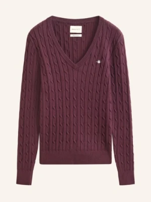Gant Sweter rot CIEMNOCZERWONY