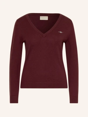 Gant Sweter rot CIEMNOCZERWONY
