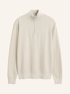 Gant Sweter Typu Troyer beige