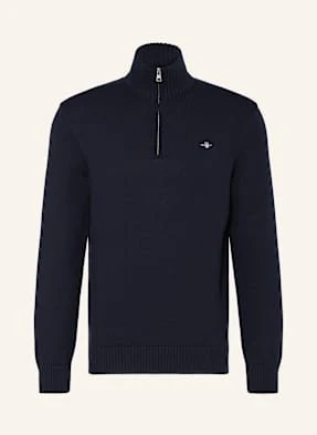 Gant Sweter Typu Troyer blau