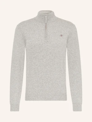 Gant Sweter Typu Troyer grau