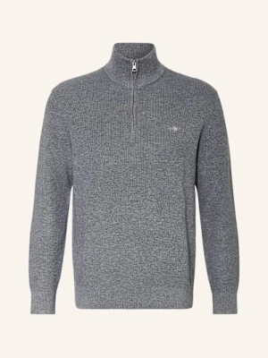 Gant Sweter Typu Troyer grau