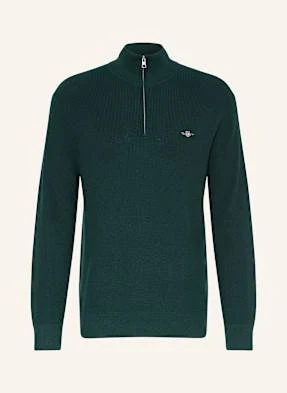 Gant Sweter Typu Troyer gruen
