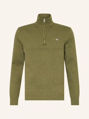 Gant Sweter Typu Troyer gruen