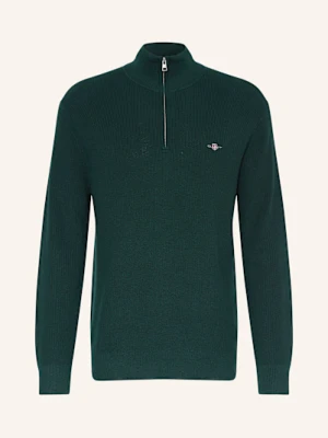 Gant Sweter Typu Troyer gruen