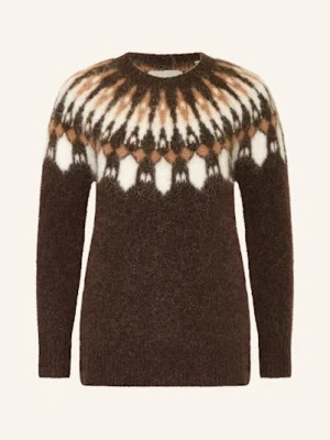 Gant Sweter Z Dodatkiem Alpaki braun