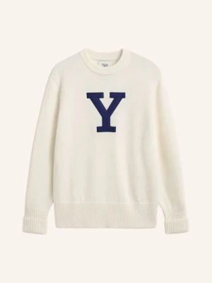 Gant Sweter Z Wełny Merynosowej weiss