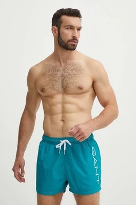 Gant szorty kąpielowe kolor turkusowy