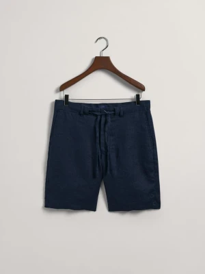 Szorty Lniane ze Sznurkiem Do Regulacji Relaxed Fit GANT