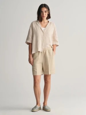 GANT szorty Relaxed Fit Linen Blend Pull-On