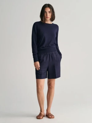 Szorty relaxed fit linen blend pull-on GANT