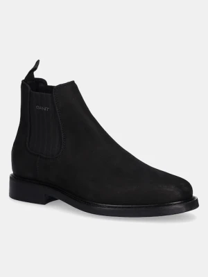 Gant sztyblety nubukowe St Fairkon męskie kolor czarny 31654088