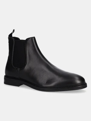 Gant sztyblety skórzane Bidford męskie kolor czarny 31651143