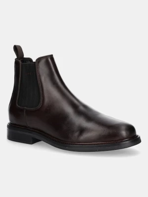 Gant sztyblety skórzane St Fairkon męskie kolor brązowy 31651089