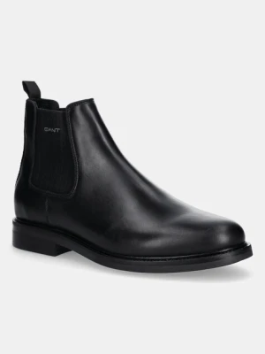 Gant sztyblety skórzane St Fairkon męskie kolor czarny 31651089