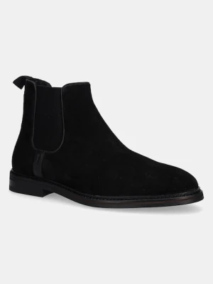 Gant sztyblety zamszowe Bidford męskie kolor czarny 31653144