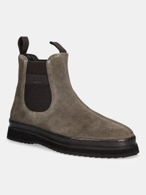 Gant sztyblety zamszowe Blistown męskie kolor brązowy 31653138