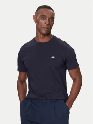 Gant T-Shirt 2004080 Granatowy Regular Fit