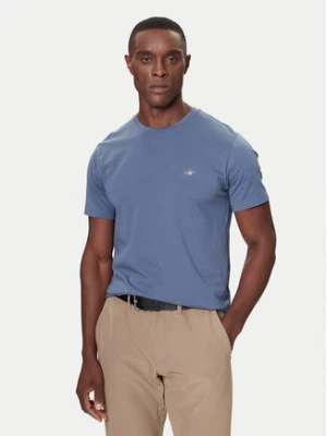 Gant T-Shirt 2004080 Niebieski Regular Fit