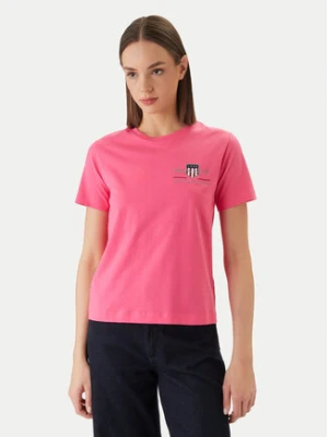 Gant T-Shirt 4200277 Różowy Regular Fit