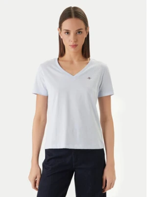 Gant T-Shirt 4200750 Błękitny Slim Fit