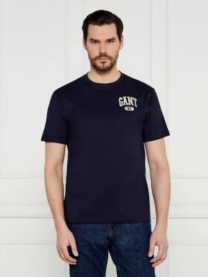 Gant T-shirt Arch | Regular Fit granatowy