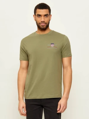 Zdjęcie produktu Gant T-shirt ARCHIVE | Regular Fit zielony