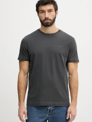 Gant t-shirt basic męski bawełniany szary