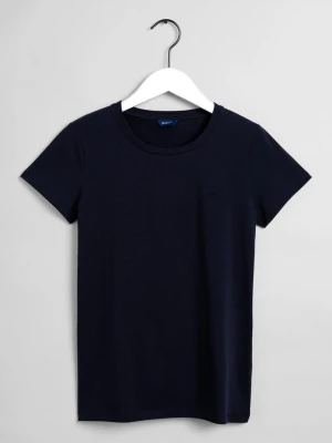 GANT T-Shirt Damski Z Okrągłym Dekoltem