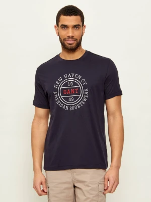 Zdjęcie produktu Gant T-shirt GRAPHIC | Regular Fit granatowy
