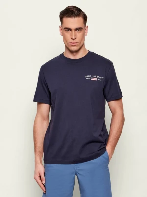 Gant T-shirt GRAPHIC | Regular Fit granatowy