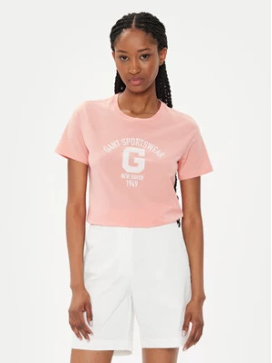 Gant T-Shirt Logo 4200849 Pomarańczowy Regular Fit