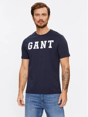 Gant T-Shirt Md. Gant Ss 2003213 Granatowy Regular Fit