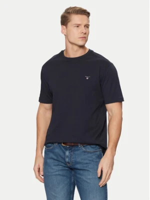 Gant T-Shirt Original Shield 2003295 Granatowy Regular Fit