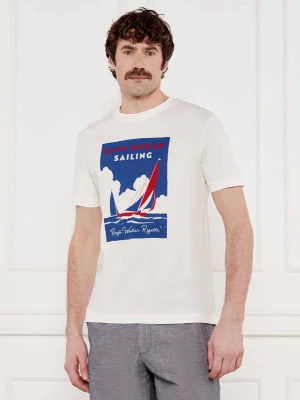 Gant T-shirt | Regular Fit ecru