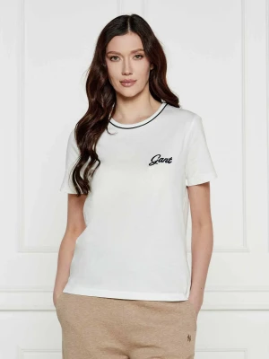 Gant T-shirt | Regular Fit biały