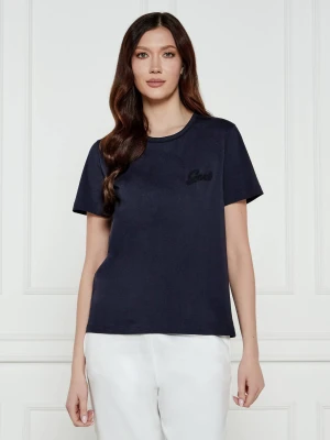Gant T-shirt | Regular Fit granatowy