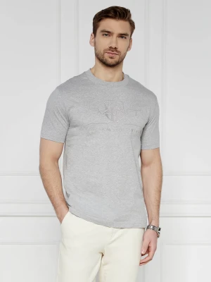 Gant T-shirt | Regular Fit szary
