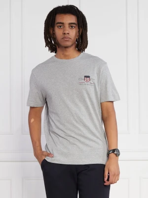 Gant T-shirt | Regular Fit szary