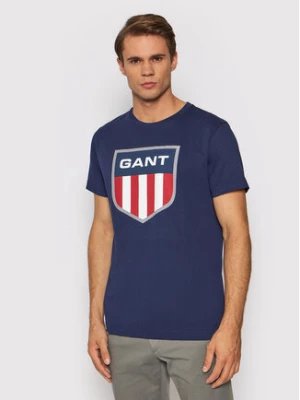 Gant T-Shirt Retro Shield 2003112 Granatowy Regular Fit