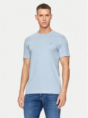 Gant T-Shirt Shield 2003185 Niebieski Slim Fit