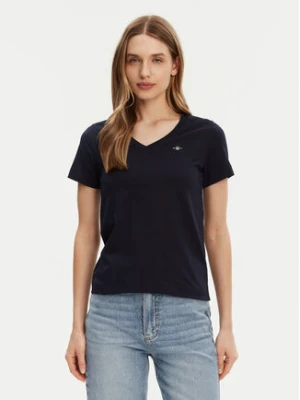 Gant T-Shirt Shield 4200750 Granatowy Regular Fit