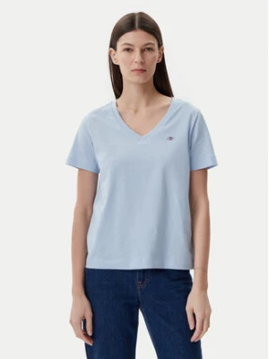 Gant T-Shirt Shield 4200750 Niebieski Regular Fit