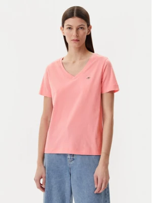 Gant T-Shirt Shield 4200750 Różowy Regular Fit