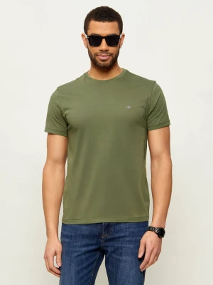 Zdjęcie produktu Gant T-shirt SHIELD | Slim Fit zielony