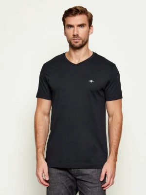 Gant T-shirt | Slim Fit czarny