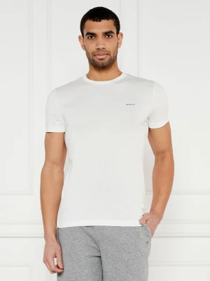 Gant T-shirt | Slim Fit biały